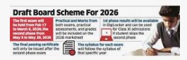 CBSE Seeks Feedback on Proposed Two-Exam Scheme for Class X Board from 2026